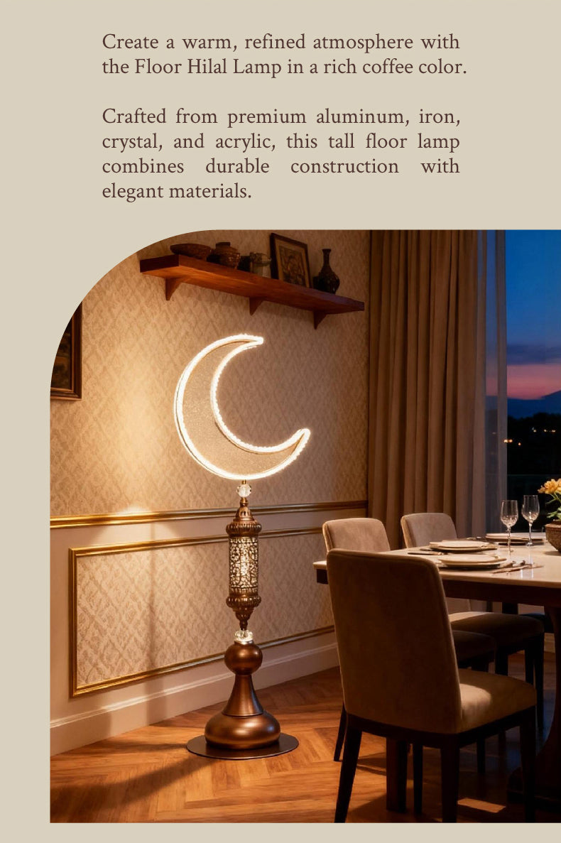 Hilal Chocolate Floor Lamp