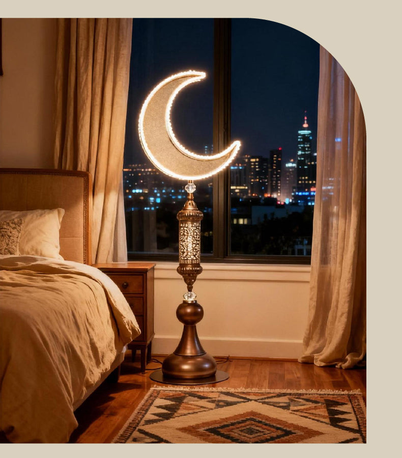 Hilal Chocolate Floor Lamp