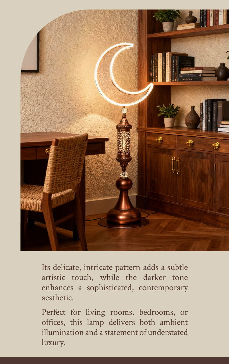 Hilal Chocolate Floor Lamp