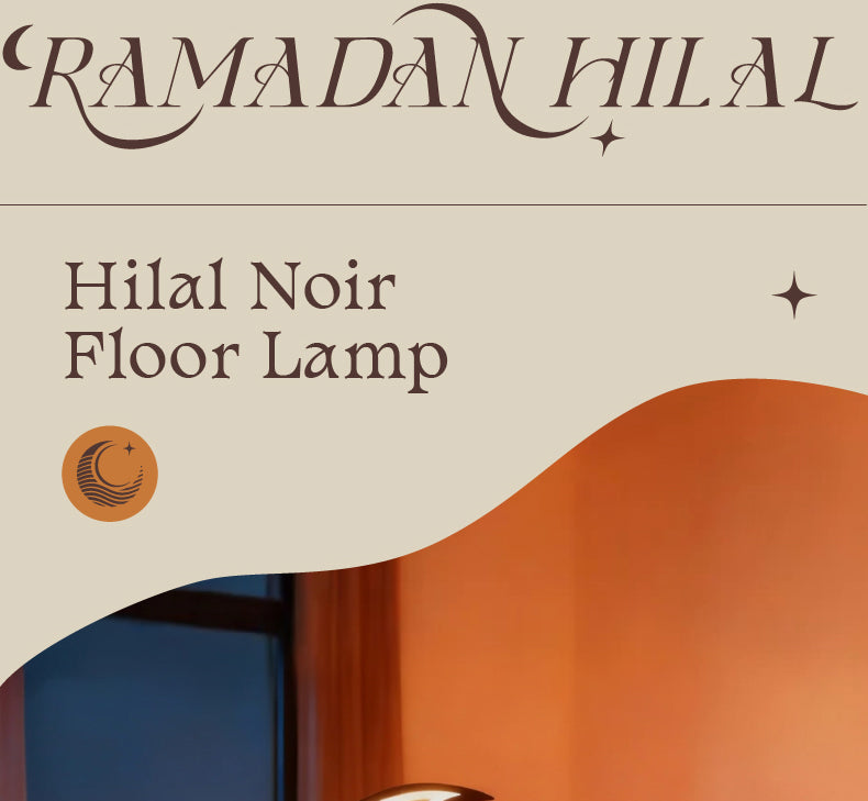 Hilal Noir Floor Lamp