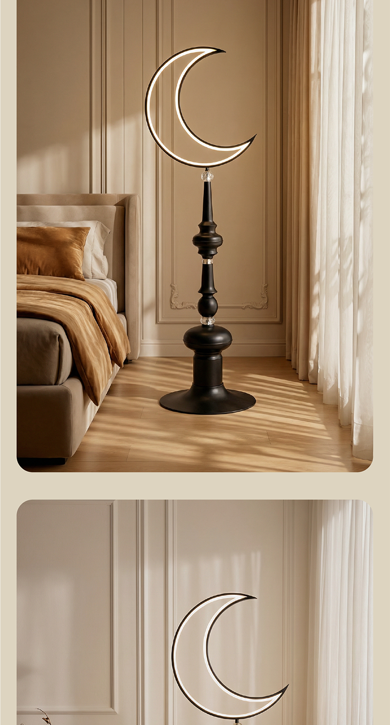 Hilal Noir Floor Lamp