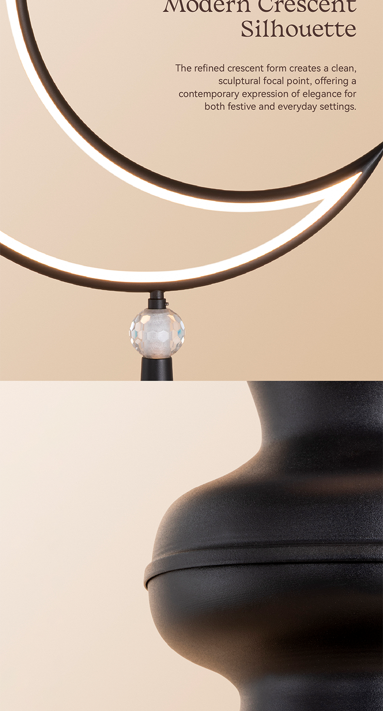 Hilal Noir Floor Lamp