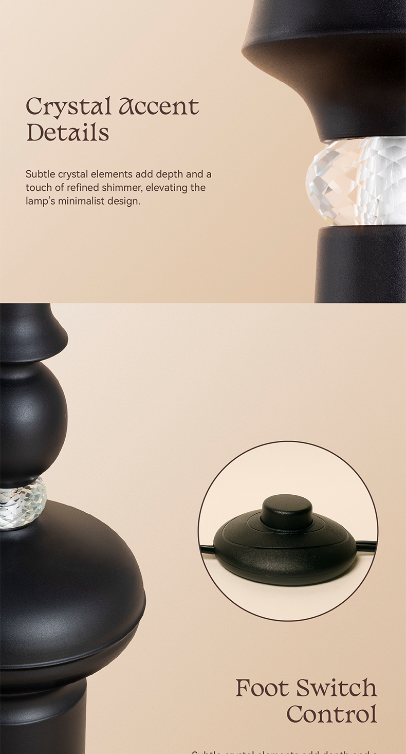 Hilal Noir Floor Lamp