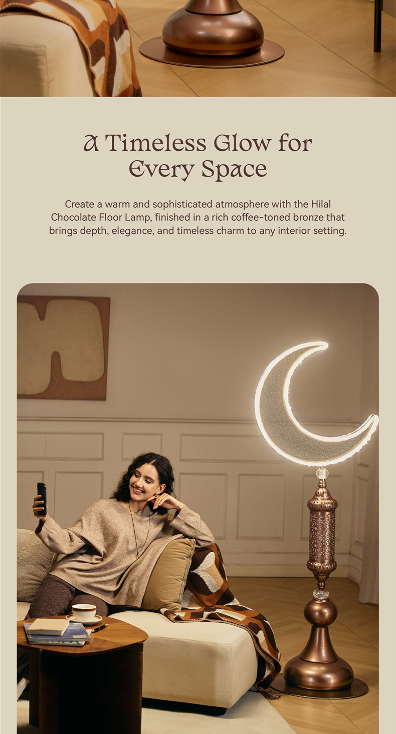 Hilal Chocolate Floor Lamp