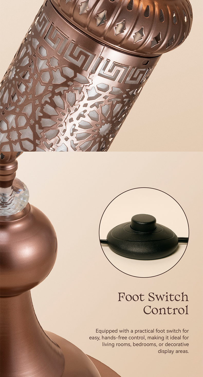 Hilal Chocolate Floor Lamp