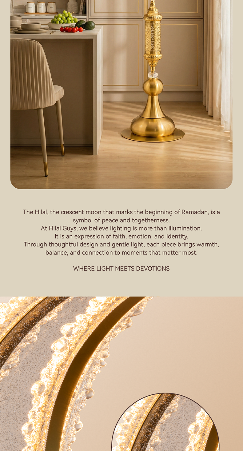 Hilal Aurea Floor Lamp