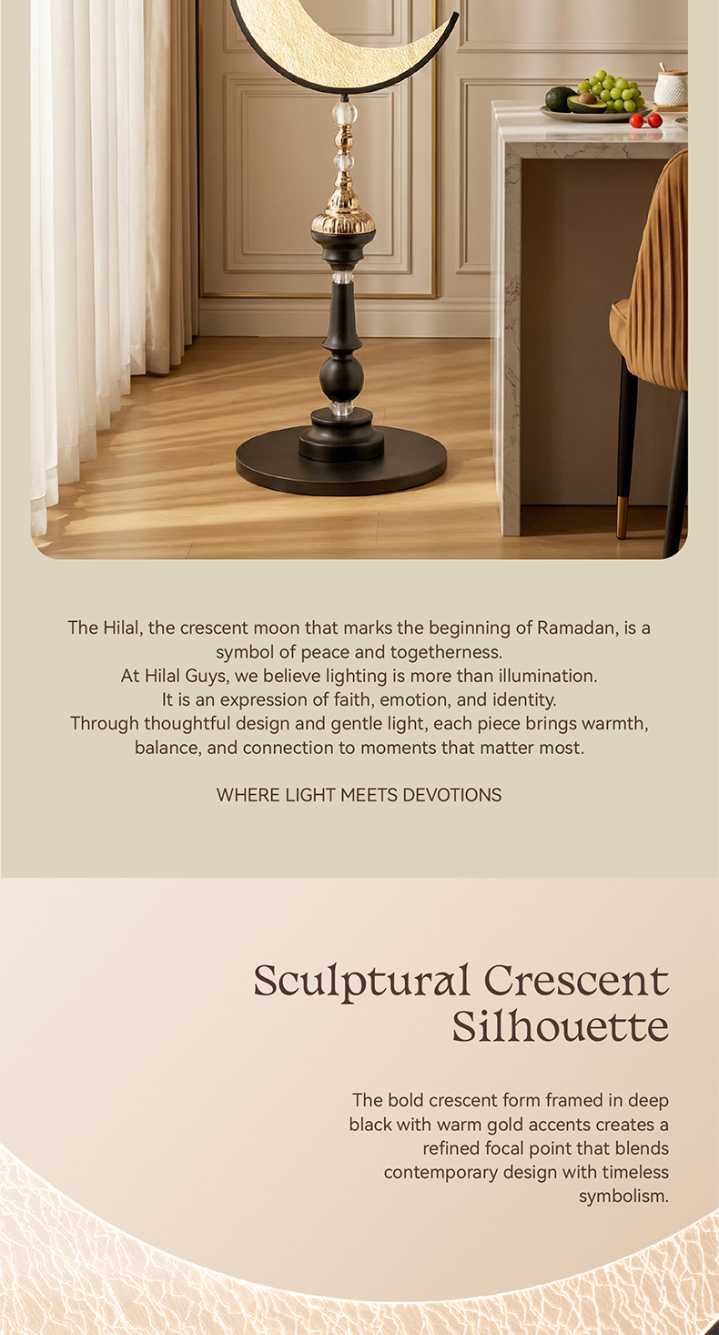 Hilal Éclipse Floor Lamp