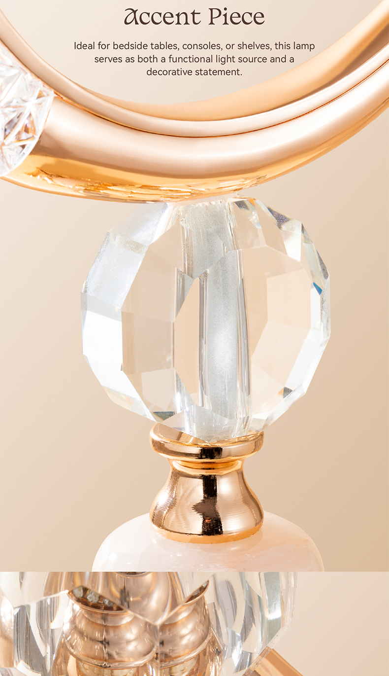 Hilal Crystal Lumière Table Lamp