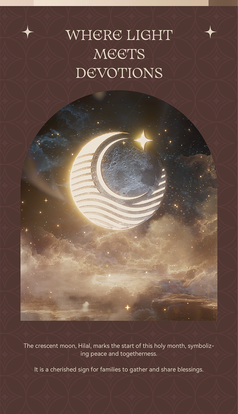 Rosé Crescent Marble Ornament