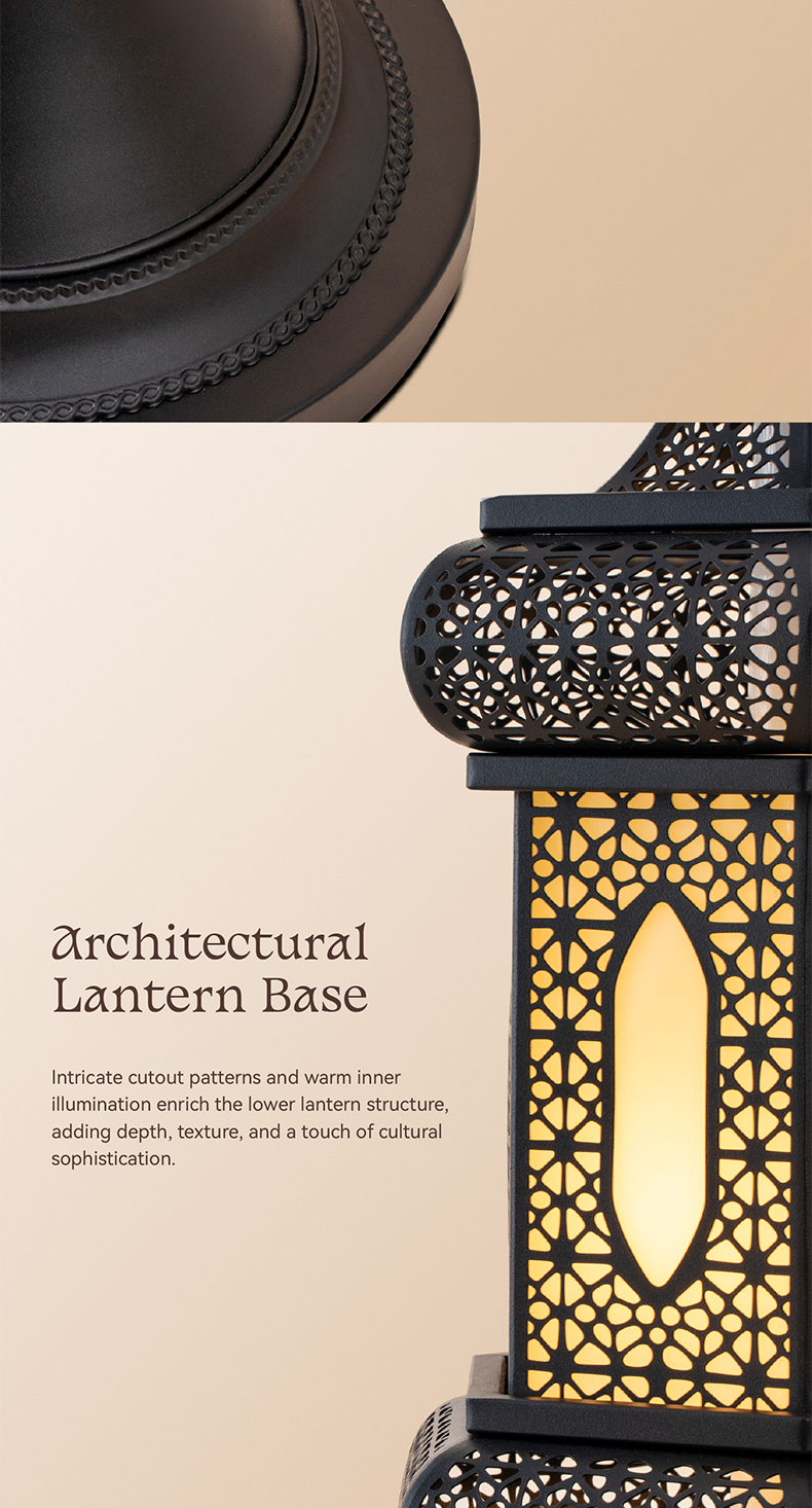 Hilal Midnight Crescent Sentinel Floor Lamp