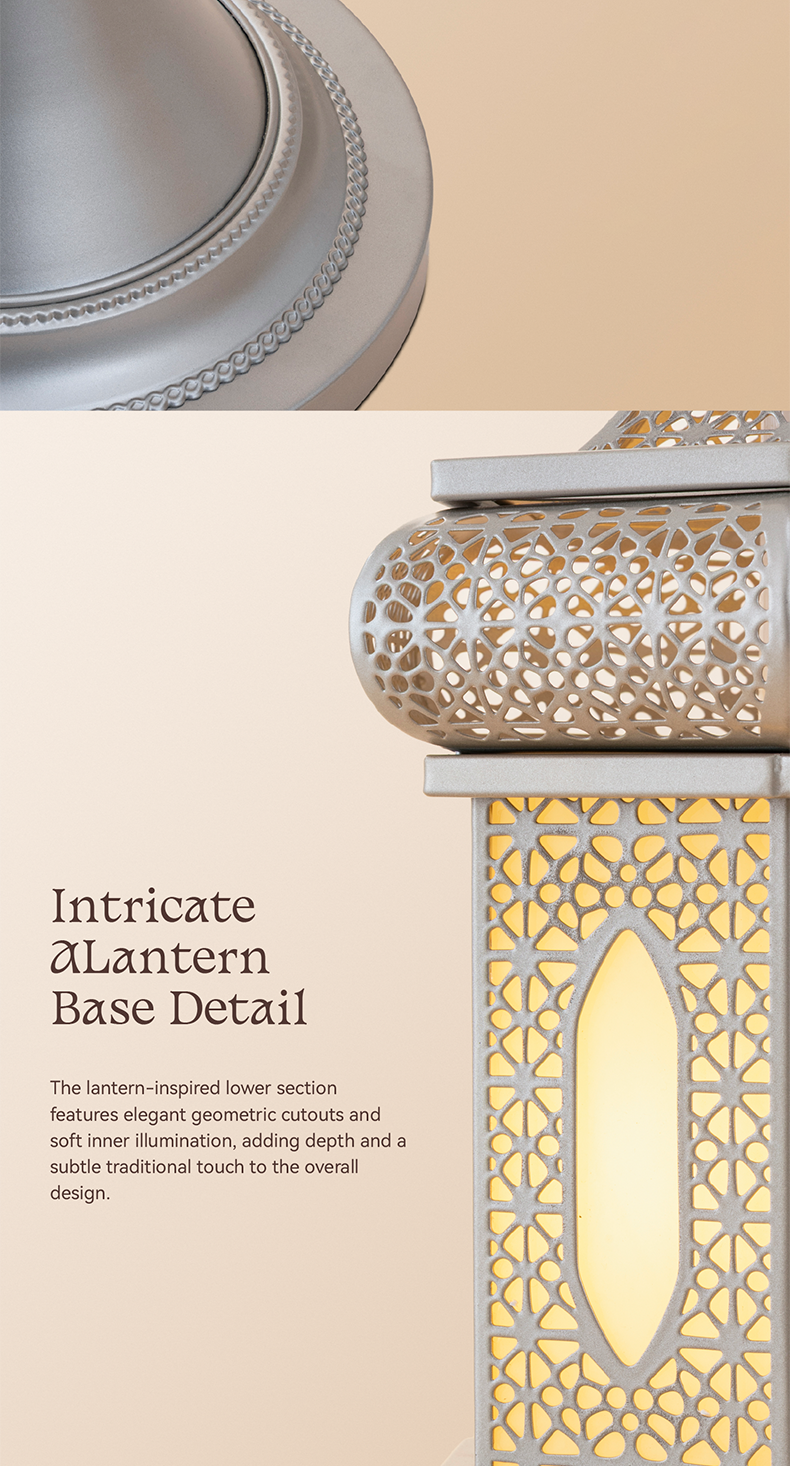 Hilal Lunar Pearl Crescent Sentinel Floor Lamp