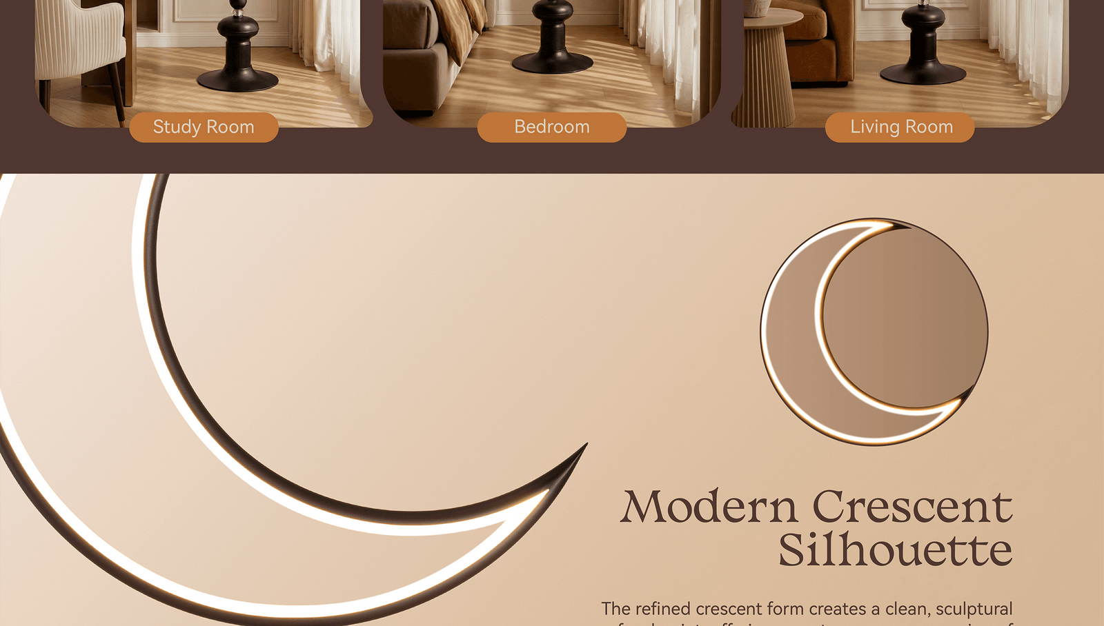 Hilal Noir Floor Lamp