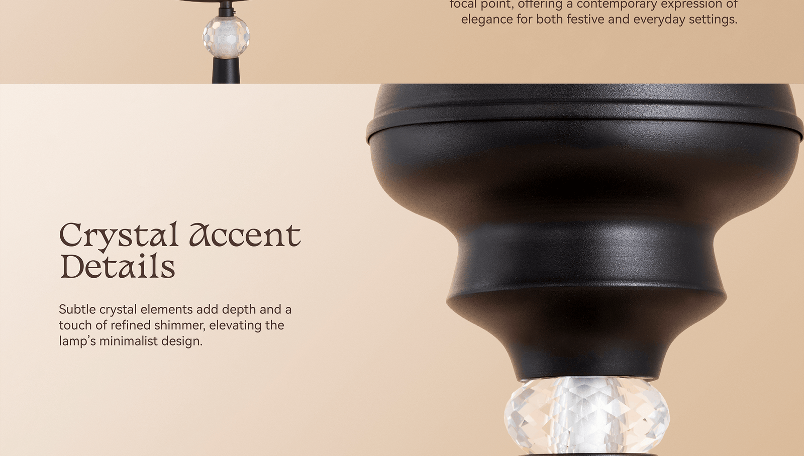 Hilal Noir Floor Lamp