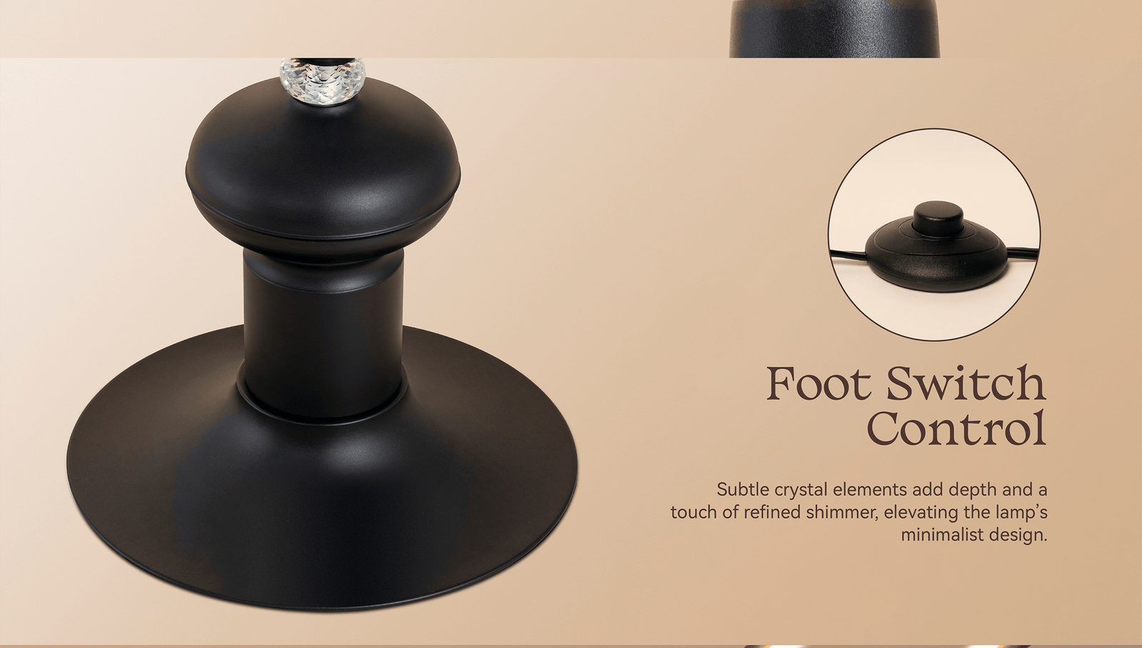 Hilal Noir Floor Lamp