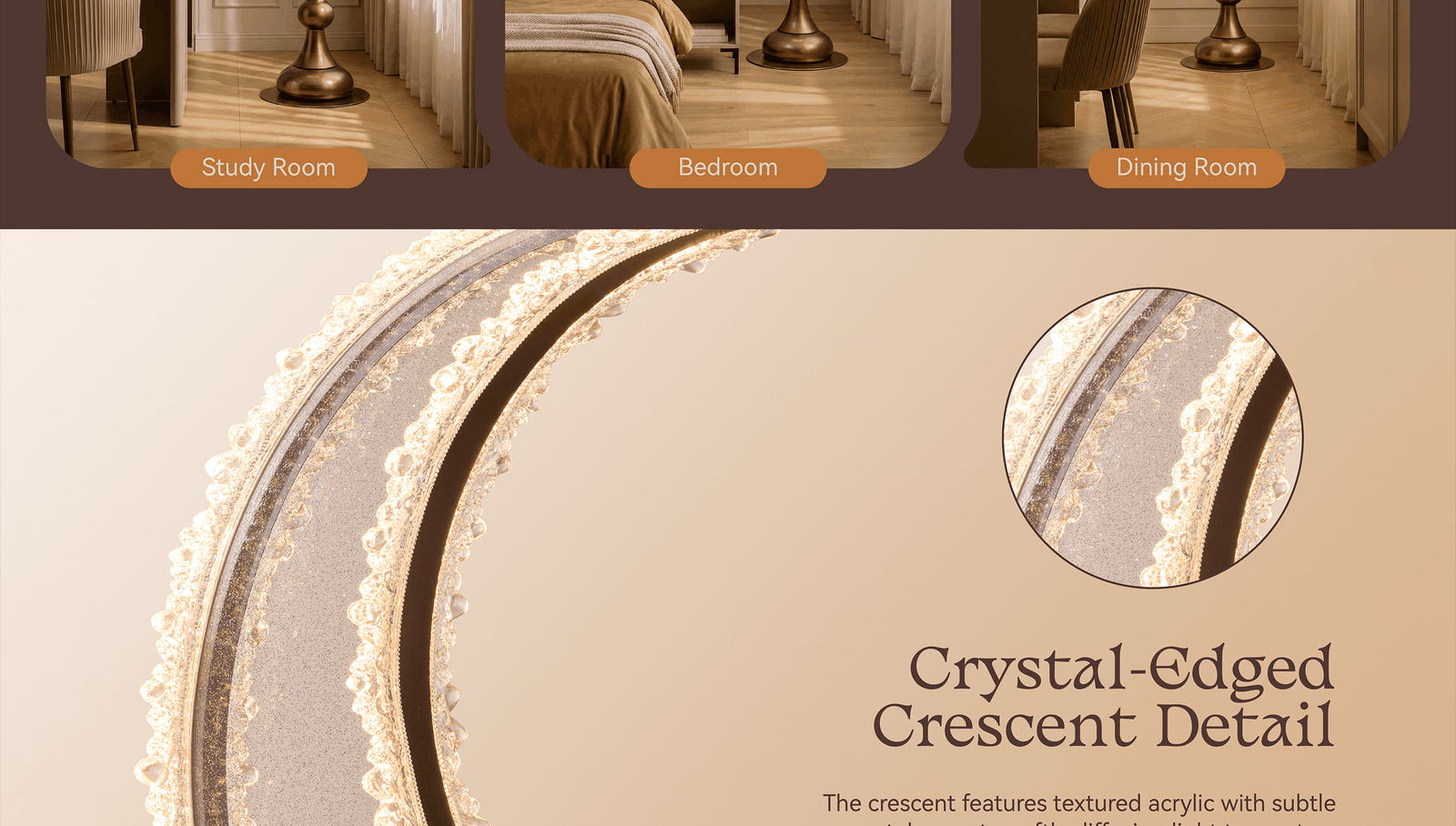 Hilal Chocolate Floor Lamp