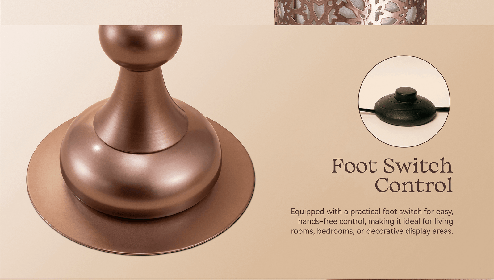 Hilal Chocolate Floor Lamp