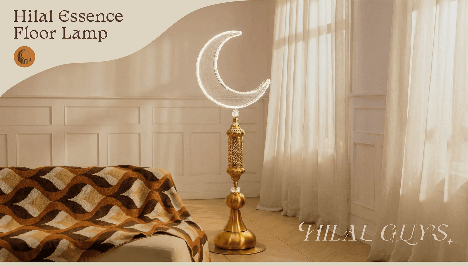 Hilal Aurea Floor Lamp