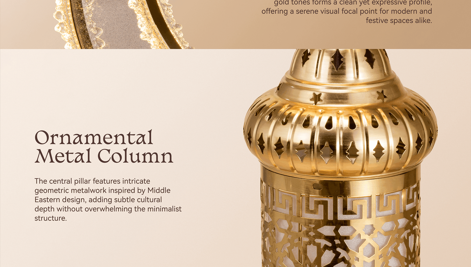 Hilal Aurea Floor Lamp