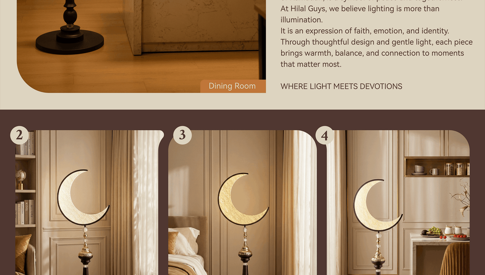 Hilal Éclipse Floor Lamp