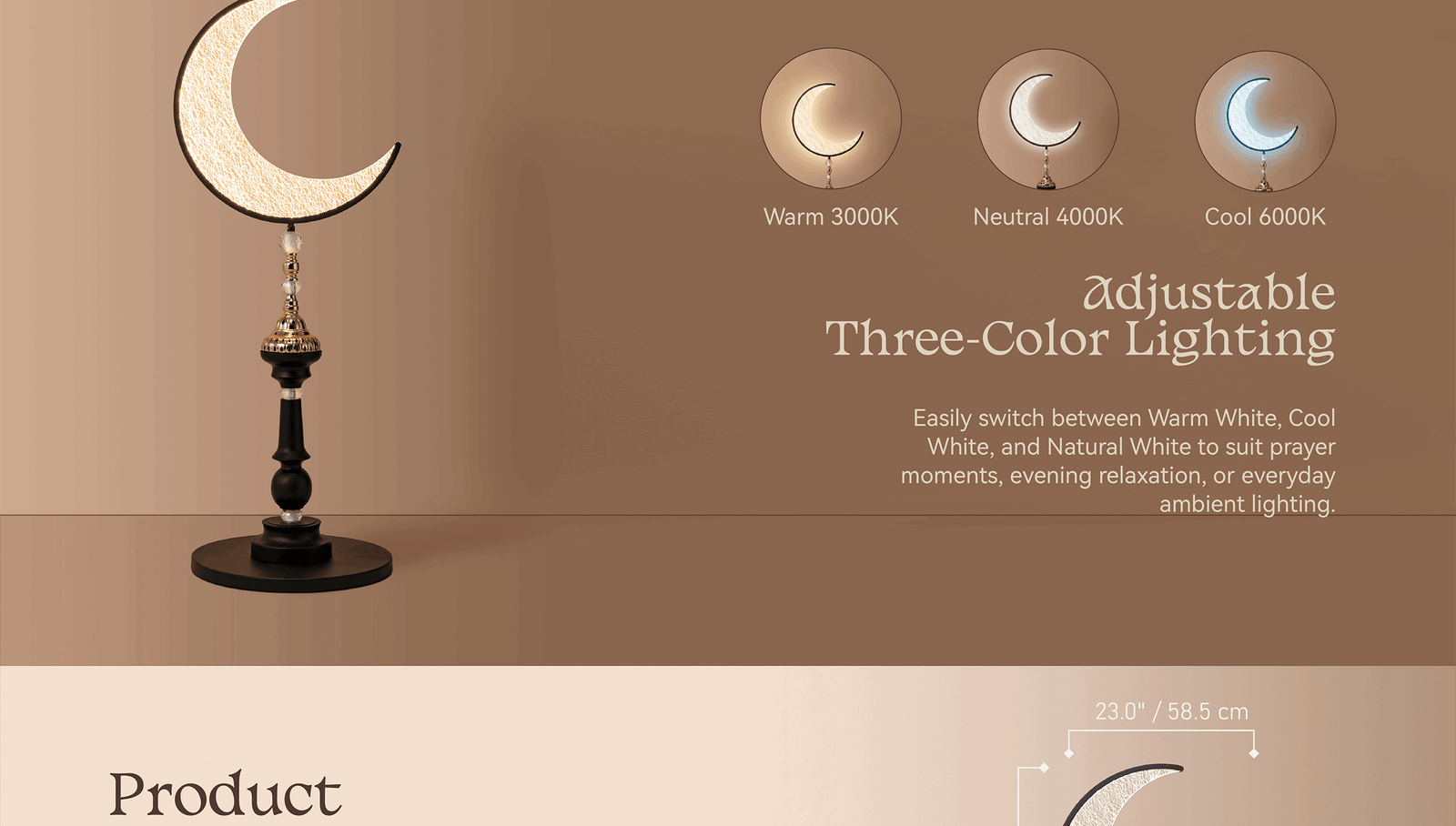 Hilal Éclipse Floor Lamp