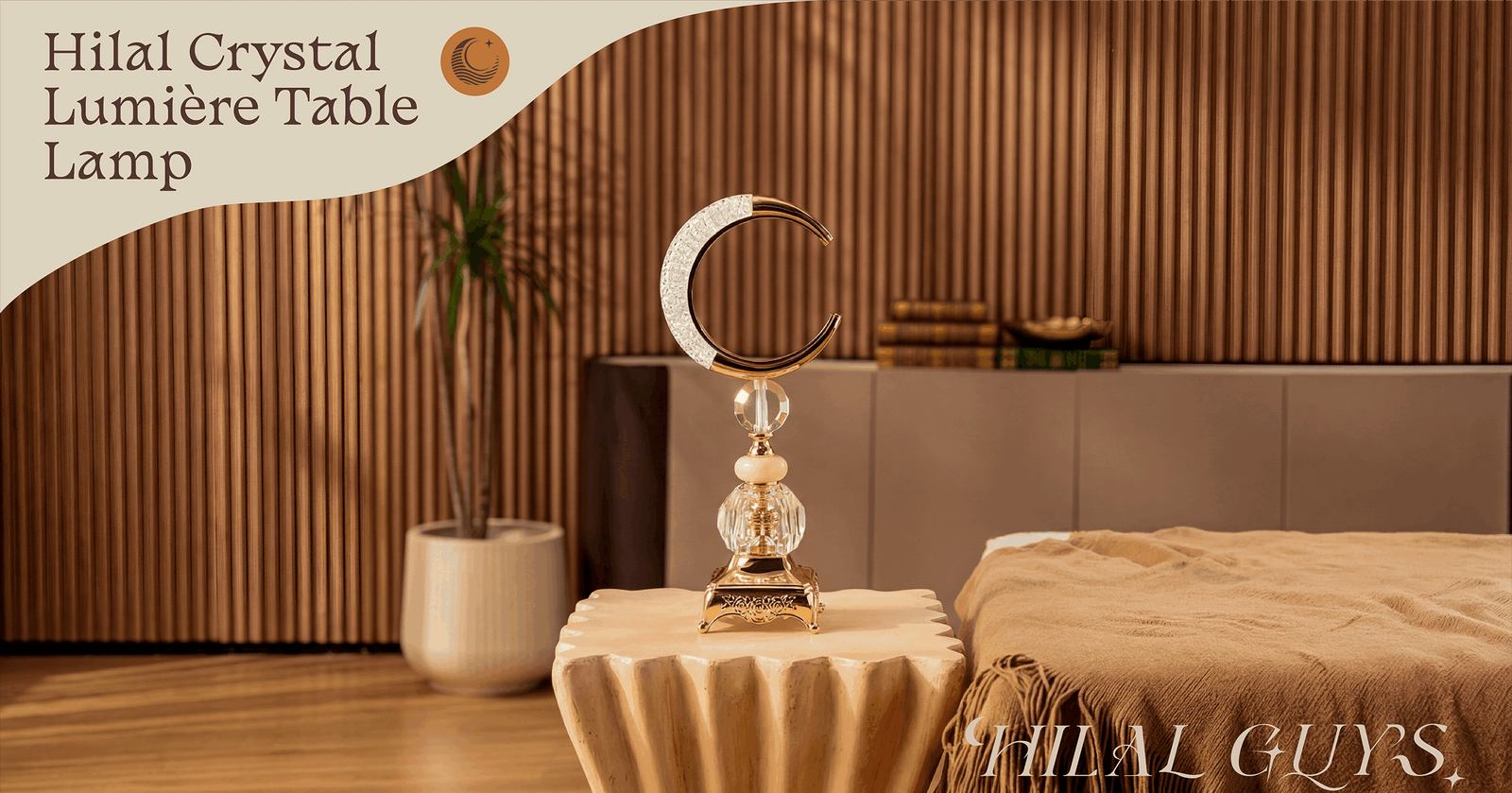 Hilal Crystal Lumière Table Lamp