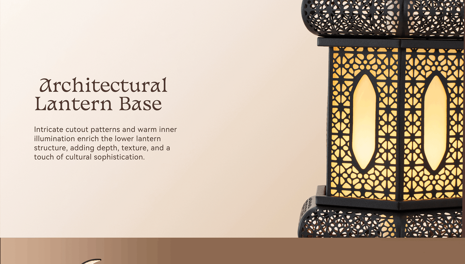 Hilal Midnight Crescent Sentinel Floor Lamp