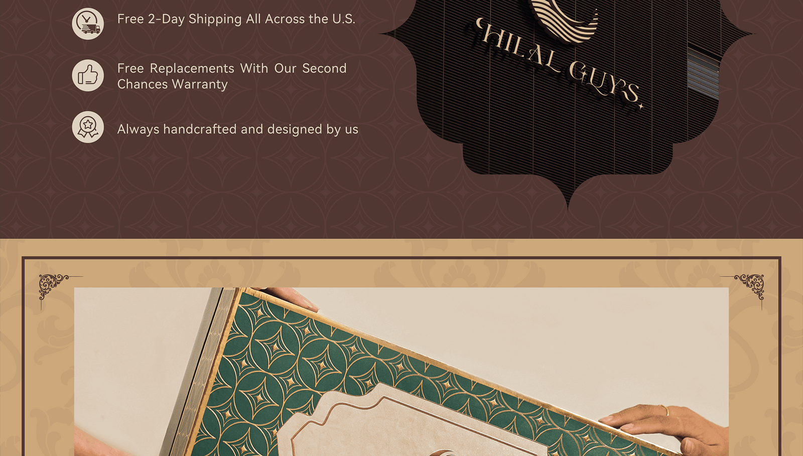 Hilal Auric Crescent Heritage Floor Lamp