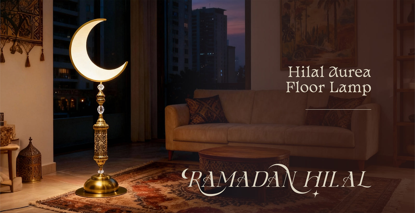 Hilal Aurea Floor Lamp