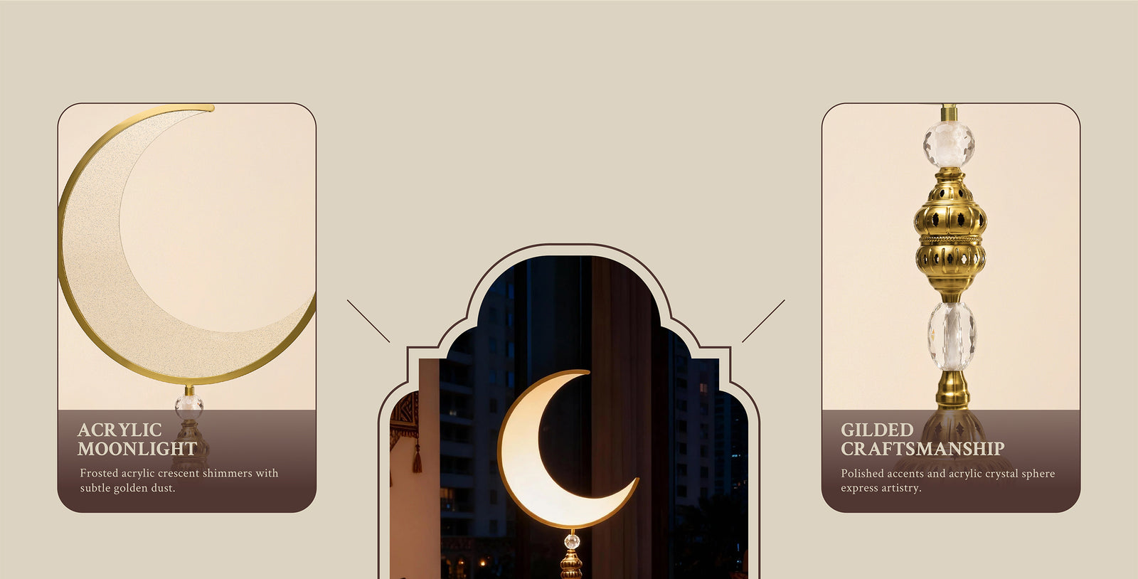 Hilal Aurea Floor Lamp