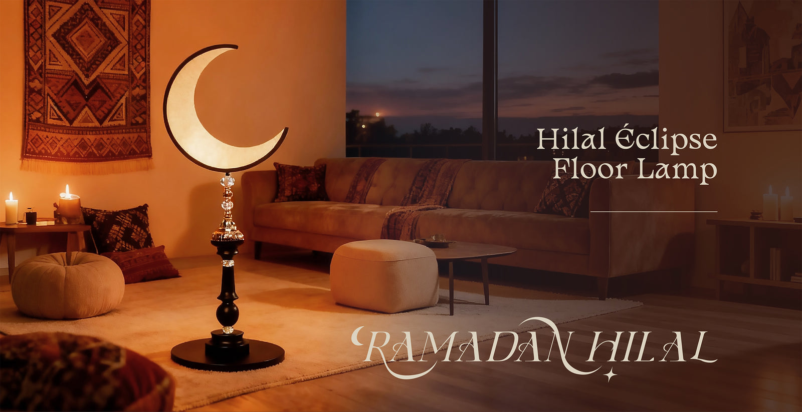 Hilal Éclipse Floor Lamp