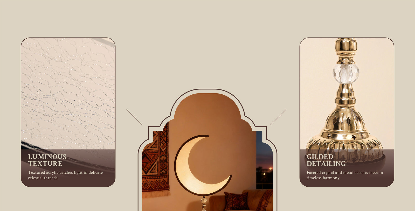 Hilal Éclipse Floor Lamp