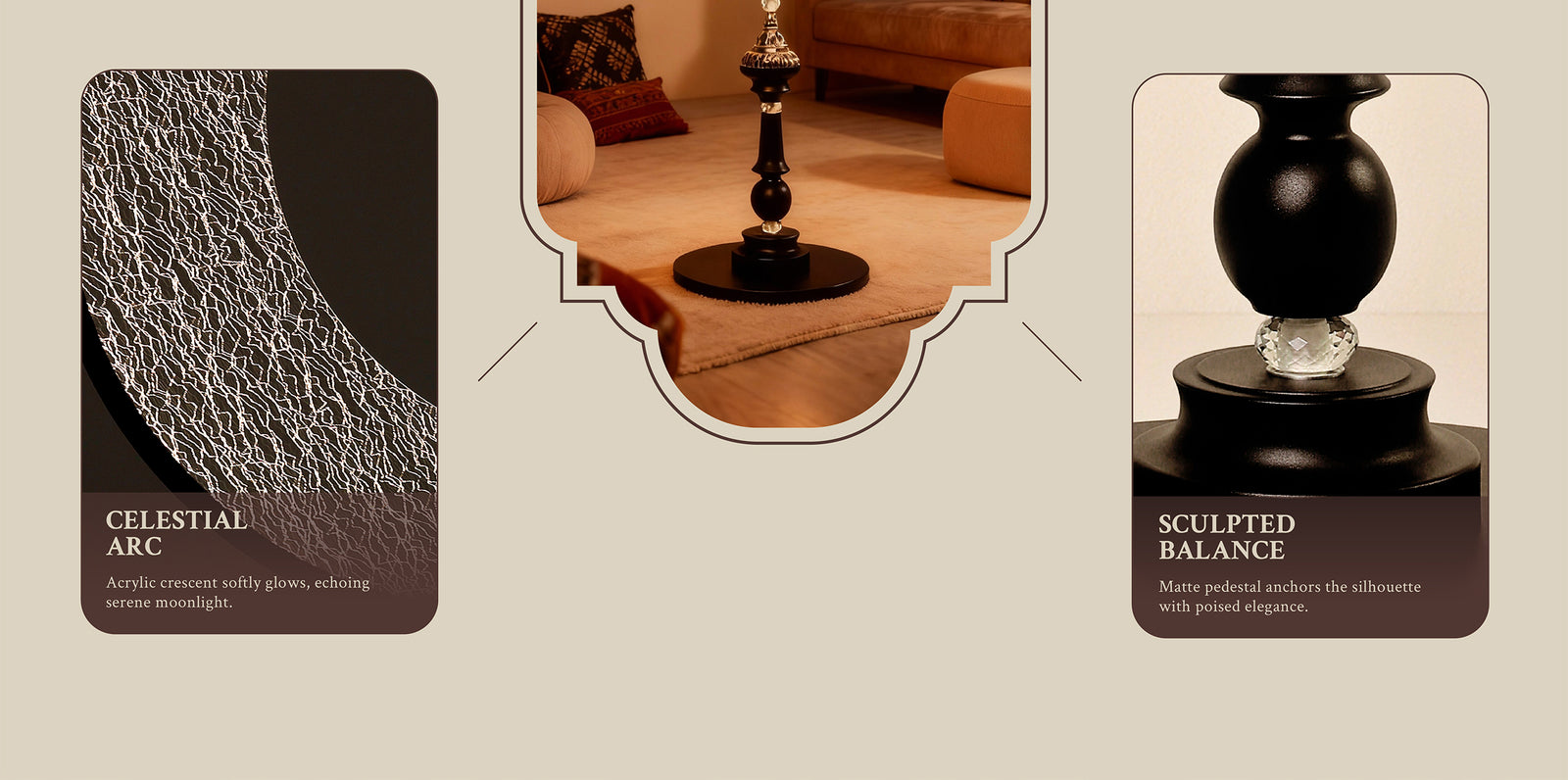 Hilal Éclipse Floor Lamp